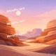 Minimalist Desert Canyon