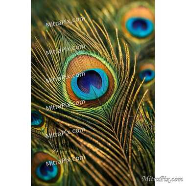 Peacock Feather Macro