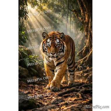 Tiger Jungle Sunrays