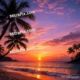 Tropical Beach Sunset