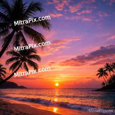 Tropical Beach Sunset