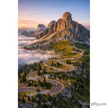 Winding Mountain Road